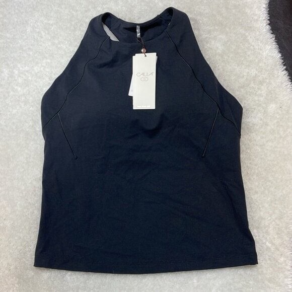 CALIA Women's Inspire High Neck Crop Long Length - Picture 4 of 10